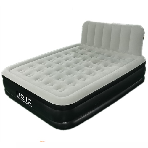 Built-In Pump Luxury Raised Air Bed With Headboard -Queen Size