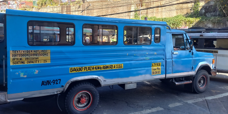 Baguio Plaza- Asin Road Jeepney