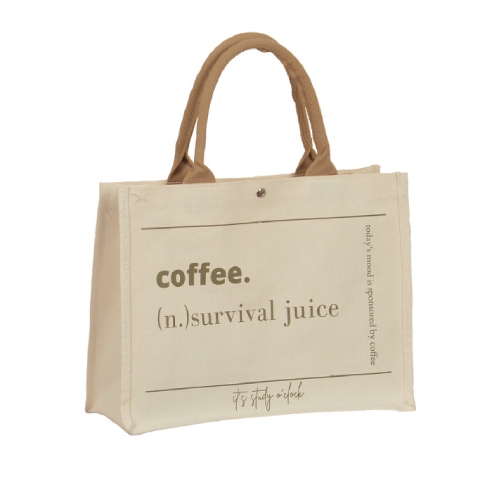 Coffee Canvas Tote Bag