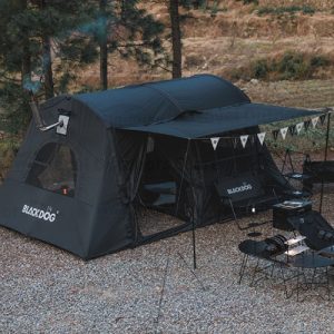 Black Inflatable Large Black Camping Tent 