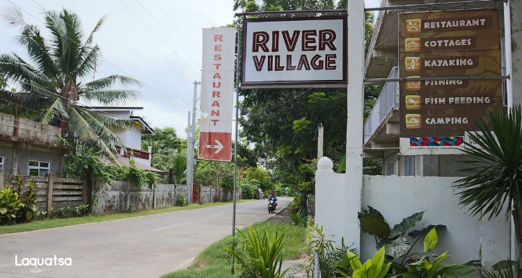 River Village Resort and Restaurant Entrance