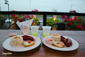 Khaku Cafe Sausage Rice Meal