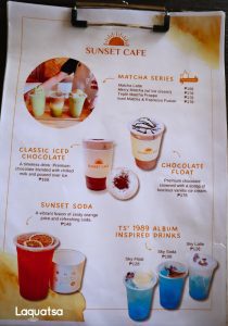 Sunset Cafe Menu 3